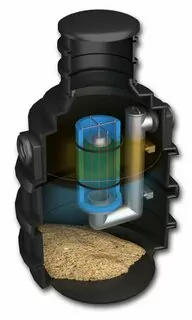 Odlučovač ropných olejov 1,5l/s mini Slim usadzovacou nádržou do dielne